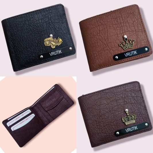 Personalized Wallet, Keychain & Pen Gift Set for Men